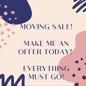 Moving sale. Accepting all reasonable offers!!!!